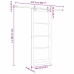 Bīdāmās Durvis Ar Aparatūras Komplektu 86X211 Cm Masīvkoks Priede Vidaxl