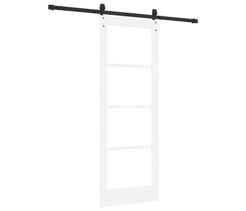 Slīdošas Durvis Balts 73.5 X 198.5 Cm Koks Un Metāls Vidaxl