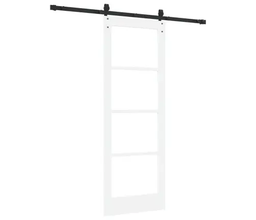 Slīdošas Durvis Balts 73.5 X 198.5 Cm Koks Un Metāls Vidaxl