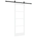 Slīdošas Durvis Balts 73.5 X 198.5 Cm Koks Un Metāls Vidaxl