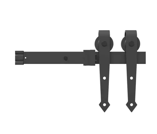 Liuguks Pruun 73.5 X 211 Cm Puit Ja Metall