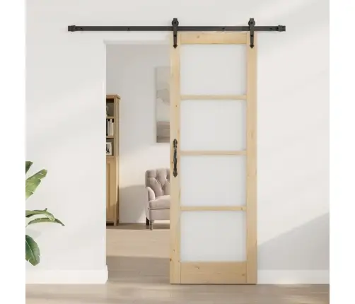 Liuguks Pruun 73.5 X 211 Cm Puit Ja Metall