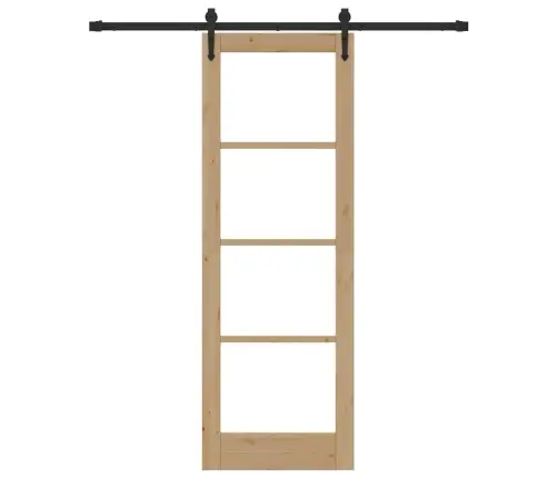 Liuguks Pruun 73.5 X 211 Cm Puit Ja Metall