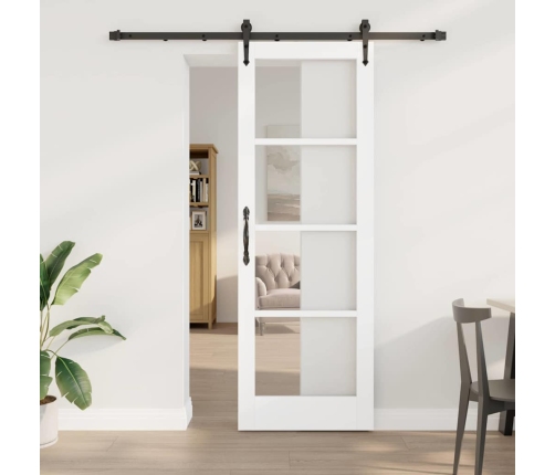 Slankios Durys Balta 73.5 X 211 Cm Medis Ir Metalas