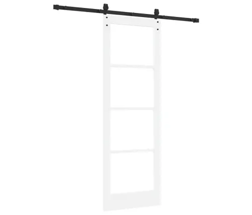 Slīdošas Durvis Balts 73.5 X 211 Cm Koks Un Metāls Vidaxl