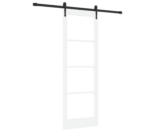 Slankios Durys Balta 73.5 X 211 Cm Medis Ir Metalas
