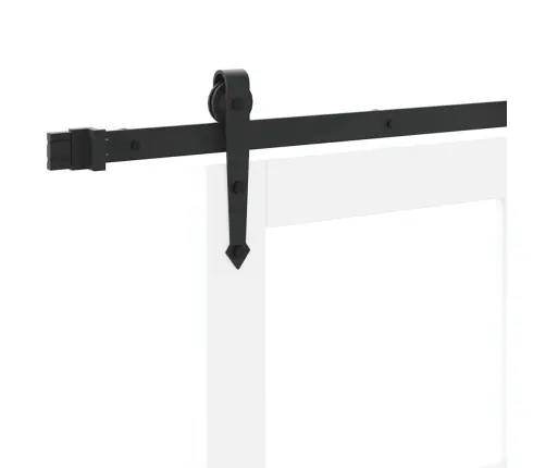 Slīdošas Durvis Balts 78 X 202 Cm Koks Un Metāls Vidaxl