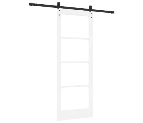 Slīdošas Durvis Balts 78 X 202 Cm Koks Un Metāls Vidaxl
