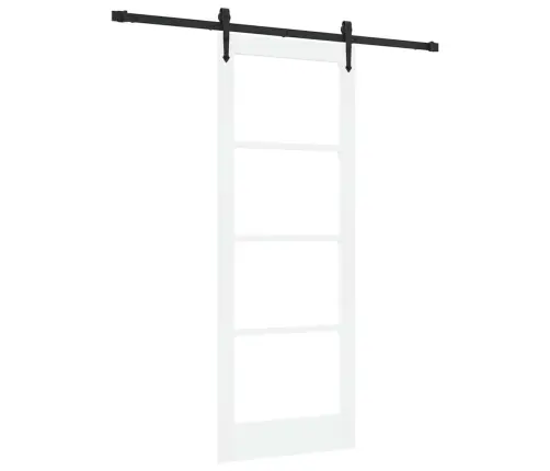 Slīdošas Durvis Balts 78 X 202 Cm Koks Un Metāls Vidaxl