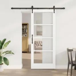 Slīdošās Durvis Balts 83 X 202 Cm Vidaxl Slīdošās Durvis Balts 83 X 202 Cm Vidaxl
