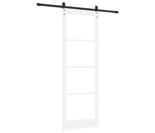Liuguks Valge 83 X 232 Cm Puit Ja Metall