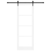 Liuguks Valge 83 X 232 Cm Puit Ja Metall
