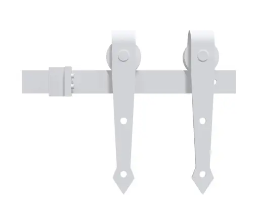 Liuguks Valge 78 X 202 Cm Puit Ja Metall
