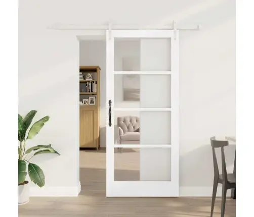 Liuguks Valge 78 X 202 Cm Puit Ja Metall