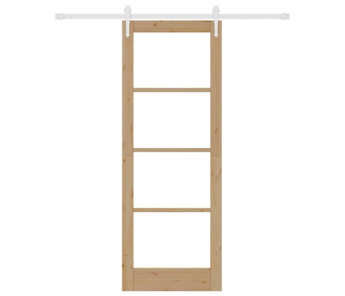 Slīdošas Durvis Brūna 78 X 211 Cm Koks Un Metāls Vidaxl