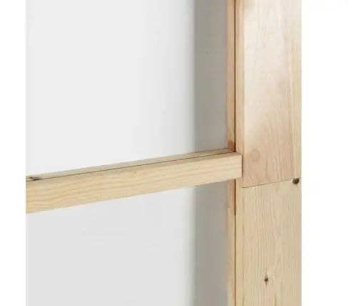 Bīdāmās Durvis Ar Aparatūras Komplektu 73.5X198.5 Cm Cietais Priedes Koks Vidaxl