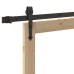 Bīdāmās Durvis Ar Aparatūras Komplektu 78X202 Cm Cietā Priedes Koka Vidaxl
