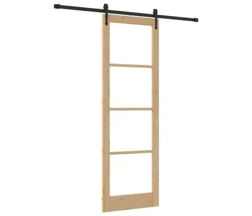 Libisev Uks Looduslik Ja Must 78 X 232 Cm