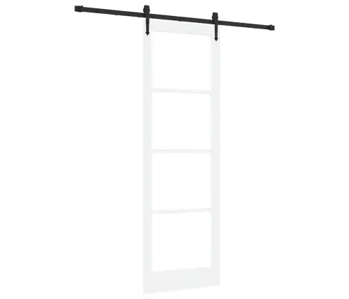 Liuguks Valge 78 X 232 Cm Puit Ja Metall