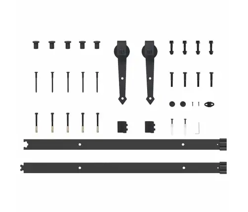Liuguks Valge 83 X 202 Cm Puit Ja Metall