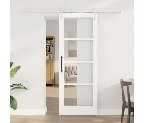 Liuguks Valge 73.5 X 198.5 Cm Puit Ja Metall