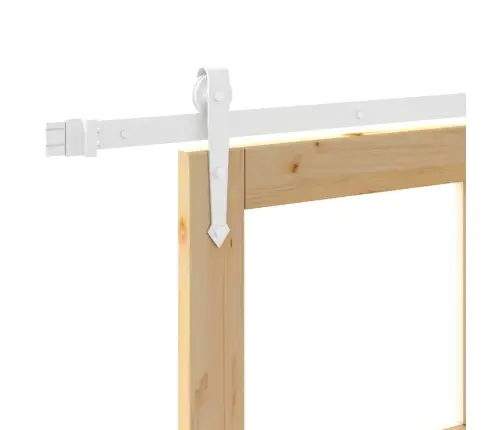 Bīdāmās Durvis Ar Aparatūras Komplektu 78X202 Cm Masīvkoks Prieža Vidaxl