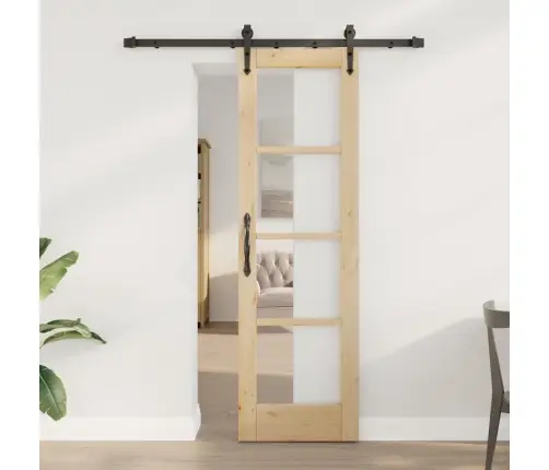 Bīdāmās Durvis Ar Aparatūras Komplektu Orkdal 61X198.5 Cm Vidaxl