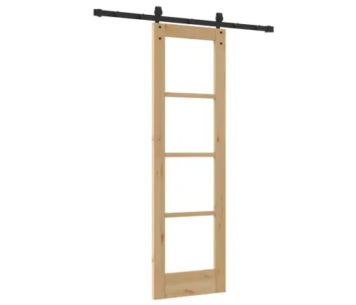 Bīdāmās Durvis Ar Aparatūras Komplektu Orkdal 61X198.5 Cm Vidaxl