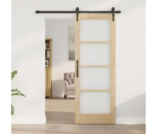 Slīdošās Durvis Ar Aparatūras Komplektu Orkdal73.5 X 198.5 Cm Vidaxl