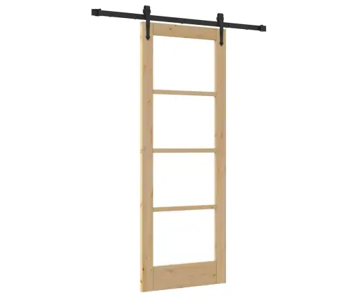 Slīdošās Durvis Ar Aparatūras Komplektu Orkdal73.5 X 198.5 Cm Vidaxl