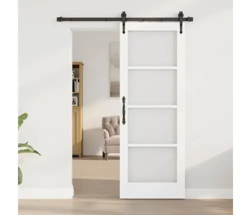 Libisev Uks Orkdal Valge 73.5 X 198.5 Cm Puit Ja Metall