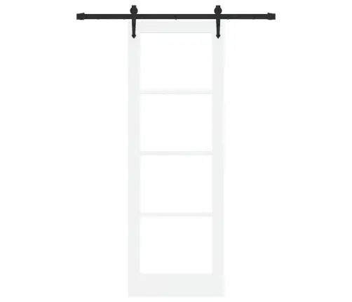 Bīdāmās Durvis Ar Aparatūru Orkdal Balta 73.5X211 Cm Vidaxl