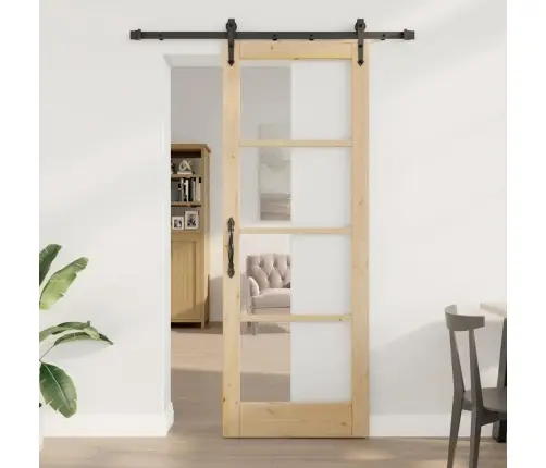 Bīdāmās Durvis Ar Aparatūras Komplektu Orkdal78X211 Cm Vidaxl