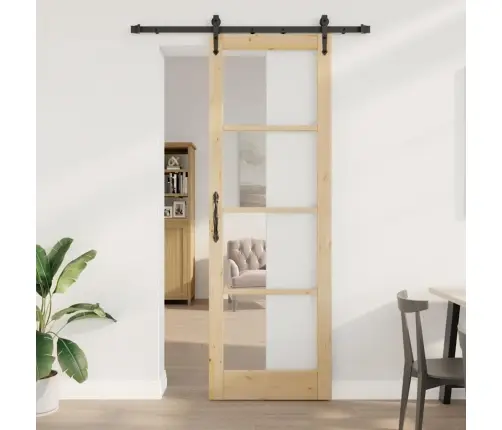 Slīdošās Durvis Ar Aparatūras Komplektu Orkdal78X232 Cm Vidaxl