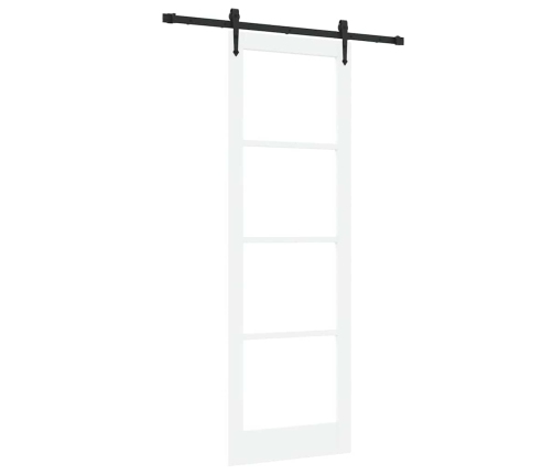 Slīdošās Durvis Ar Aparatūras Komplektu Orkdal Baltā 78X232 Cm Vidaxl