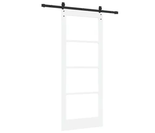 Slīdošas Durvis Ar Aparatūras Komplektu Orkdalbaltas 83X202 Cm Vidaxl