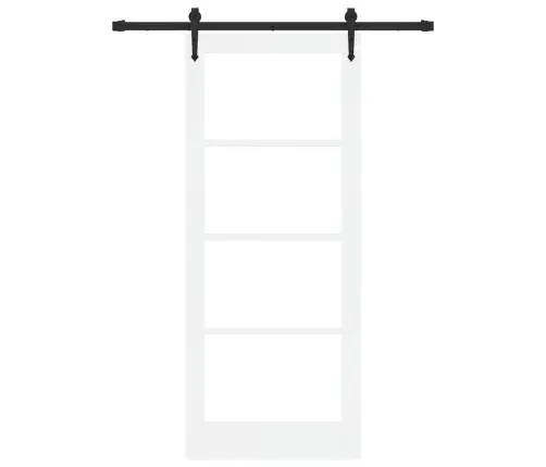 Slīdošas Durvis Ar Aparatūras Komplektu Orkdalbaltas 83X202 Cm Vidaxl