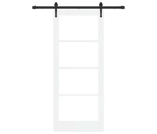 Slīdošas Durvis Ar Aparatūras Komplektu Orkdalbaltas 83X202 Cm Vidaxl