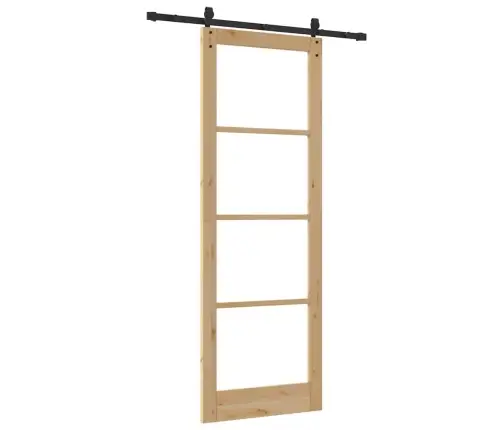 Libisev Uks Orkdal Pruun 83 X 232 Cm Puit Ja Metall