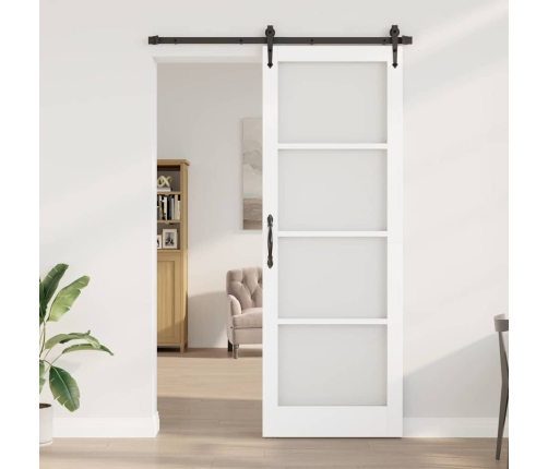 Stumdomos Durys Orkdal Balta 83 X 232 Cm Medis Ir Metalas