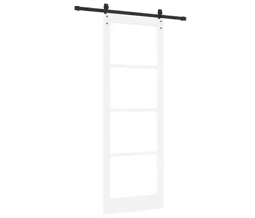 Libisev Uks Orkdal Valge 83 X 232 Cm Puit Ja Metall