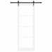 Stumdomos Durys Orkdal Balta 83 X 232 Cm Medis Ir Metalas