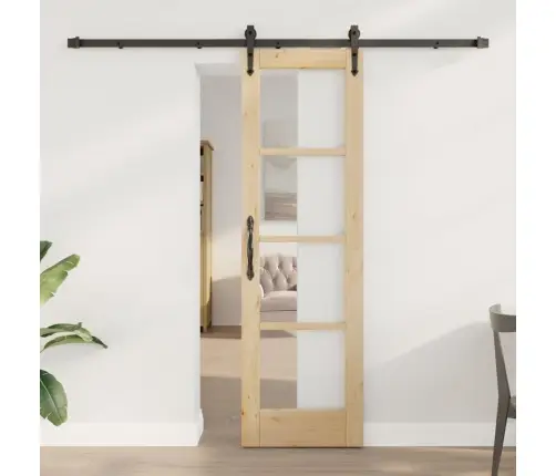 Bīdāmās Durvis Ar Aparatūras Komplektu Orkdal61X198.5 Cm Vidaxl