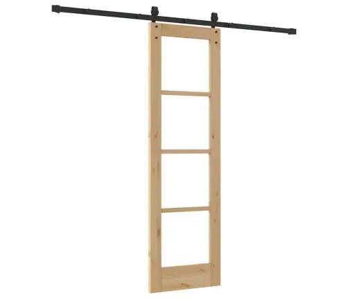 Bīdāmās Durvis Ar Aparatūras Komplektu Orkdal61X198.5 Cm Vidaxl