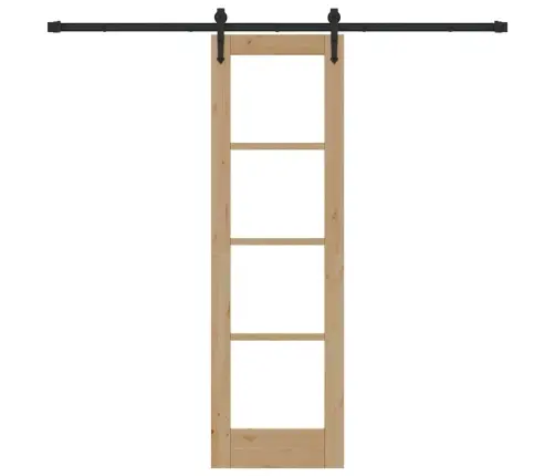 Bīdāmās Durvis Ar Aparatūras Komplektu Orkdal61X198.5 Cm Vidaxl