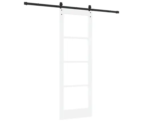 Bīdāmās Durvis Ar Aparatūras Komplektu Orkdalbalts 73.5X211 Cm Vidaxl
