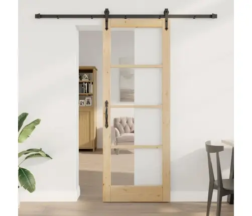 Bīdāmās Durvis Ar Furnitūras Komplektu Orkdal78X211 Cm Vidaxl