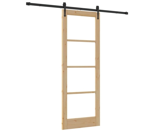 Bīdāmās Durvis Ar Furnitūras Komplektu Orkdal78X211 Cm Vidaxl