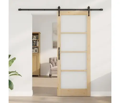 Bīdāmās Durvis Ar Aparatūru Komplektā Orkdal83X211 Cm Vidaxl