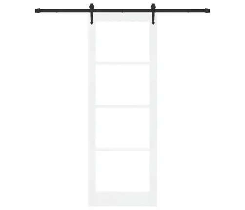 Stumdomos Durys Orkdal Balta 83 X 232 Cm Medis Ir Metalas Stumdomos Durys Orkdal Balta 83 X 232 Cm Medis Ir Metalas